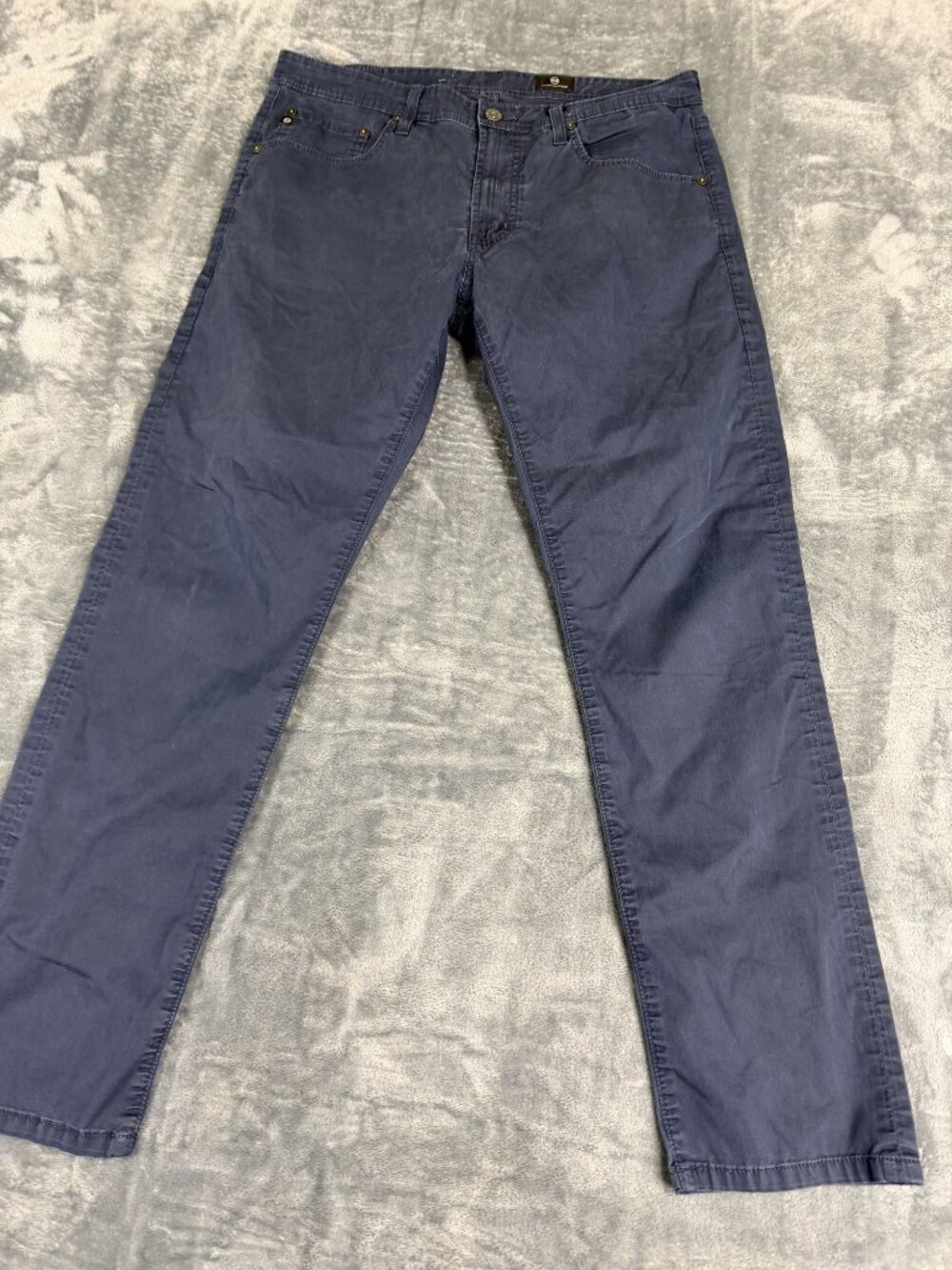Adriano Goldschmied AG Mens Navy Blue Slim Fit Pants 34x34